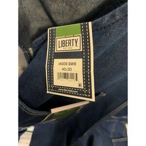 NEW LIBERTY Bib Overalls 40‎ X 30 Blue NWT